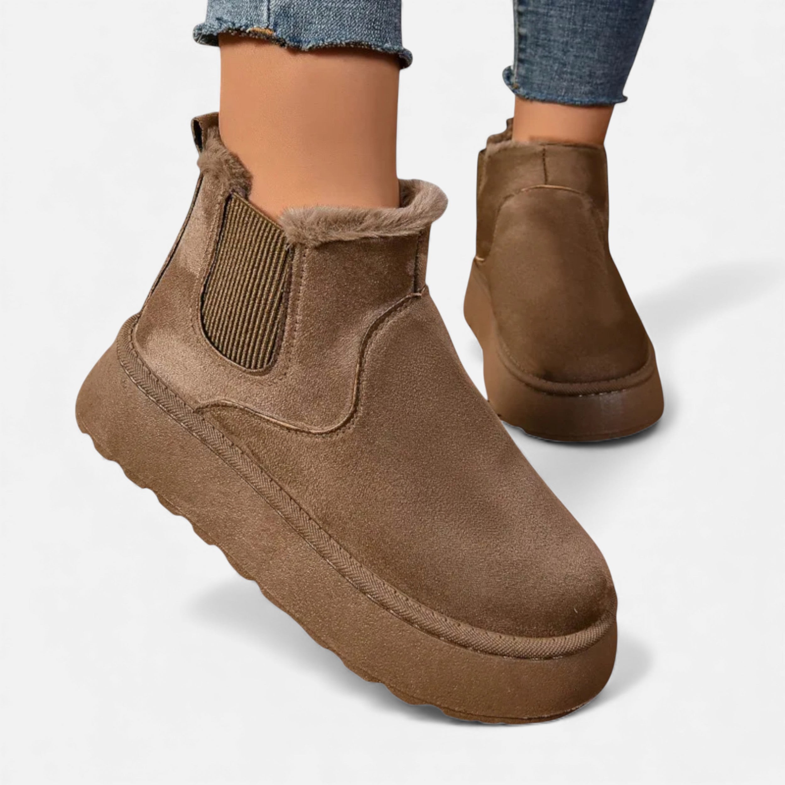 Célouris | Women’s Plush Heritage Platform Ankle Boots