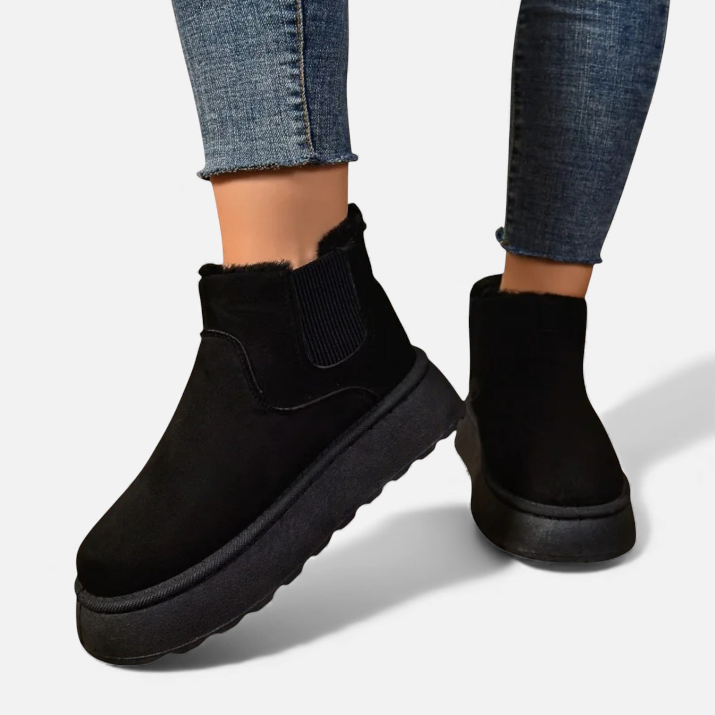 Célouris | Women’s Plush Heritage Platform Ankle Boots