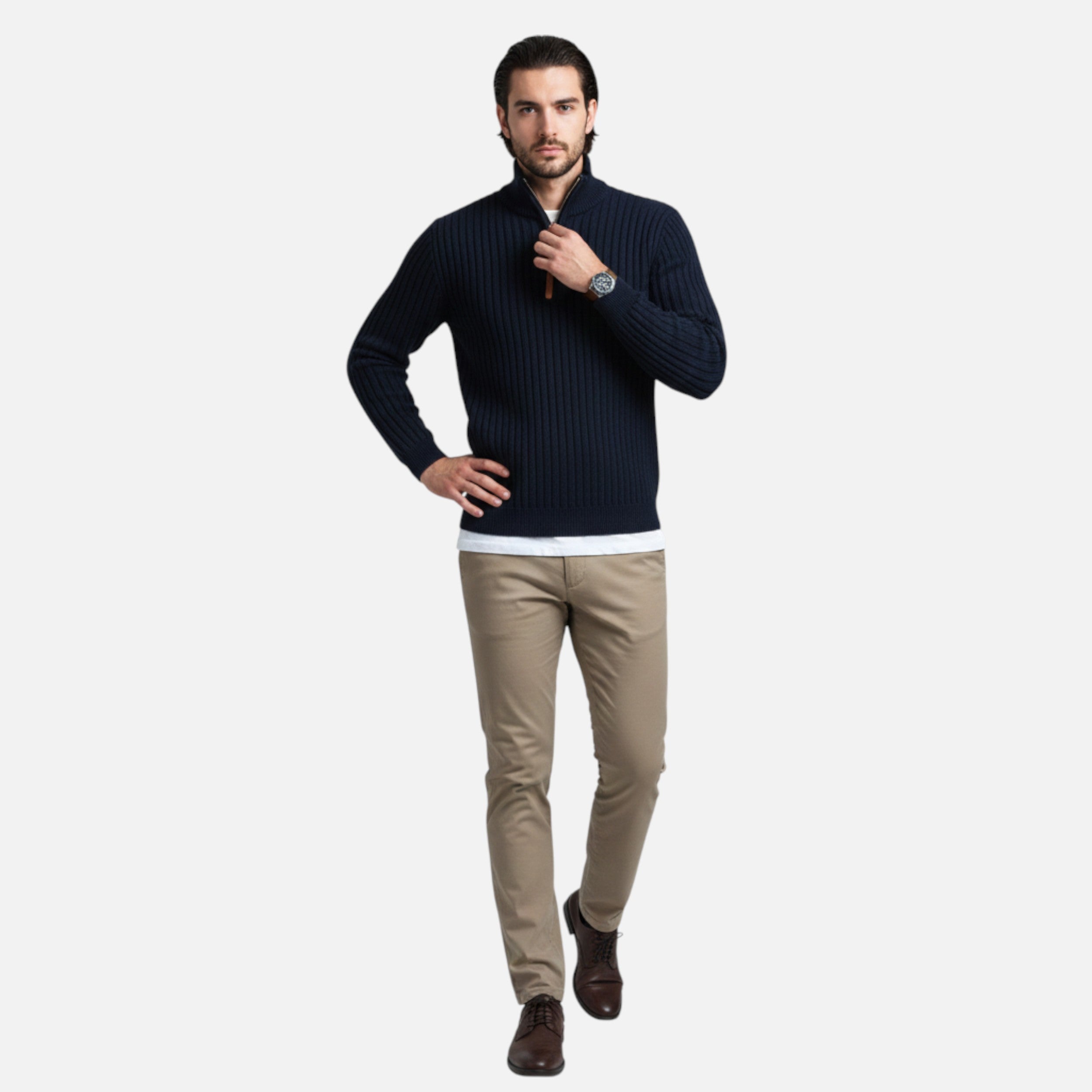 Célouris | Men’s Half-Zip Stand-Collar Pullover