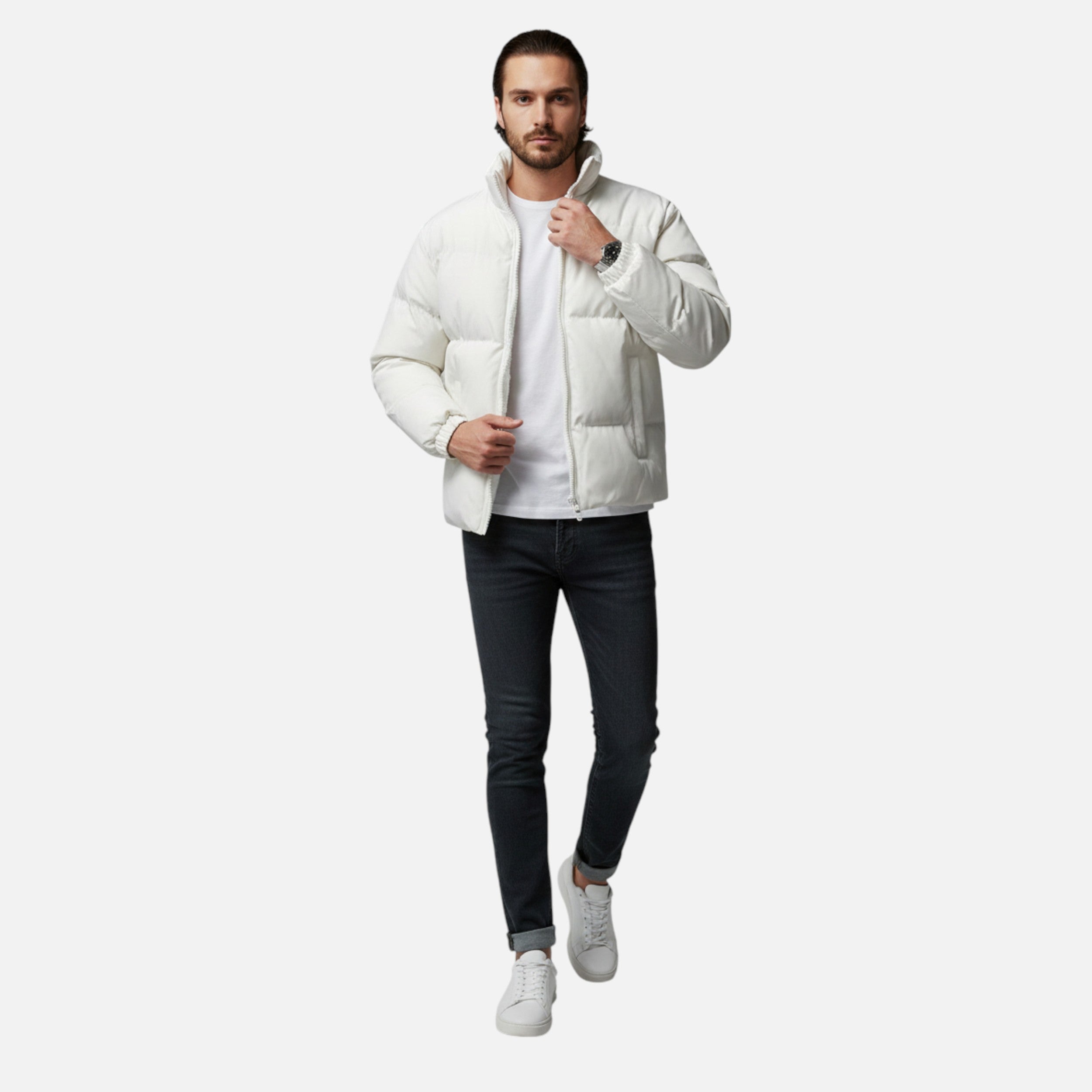 Célouris | Men’s Grey Zip Jacket