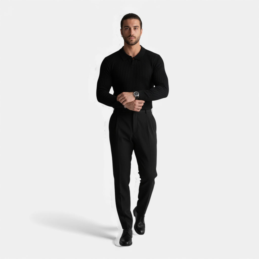Célouris | Men’s Formal Collar Knit Sweater