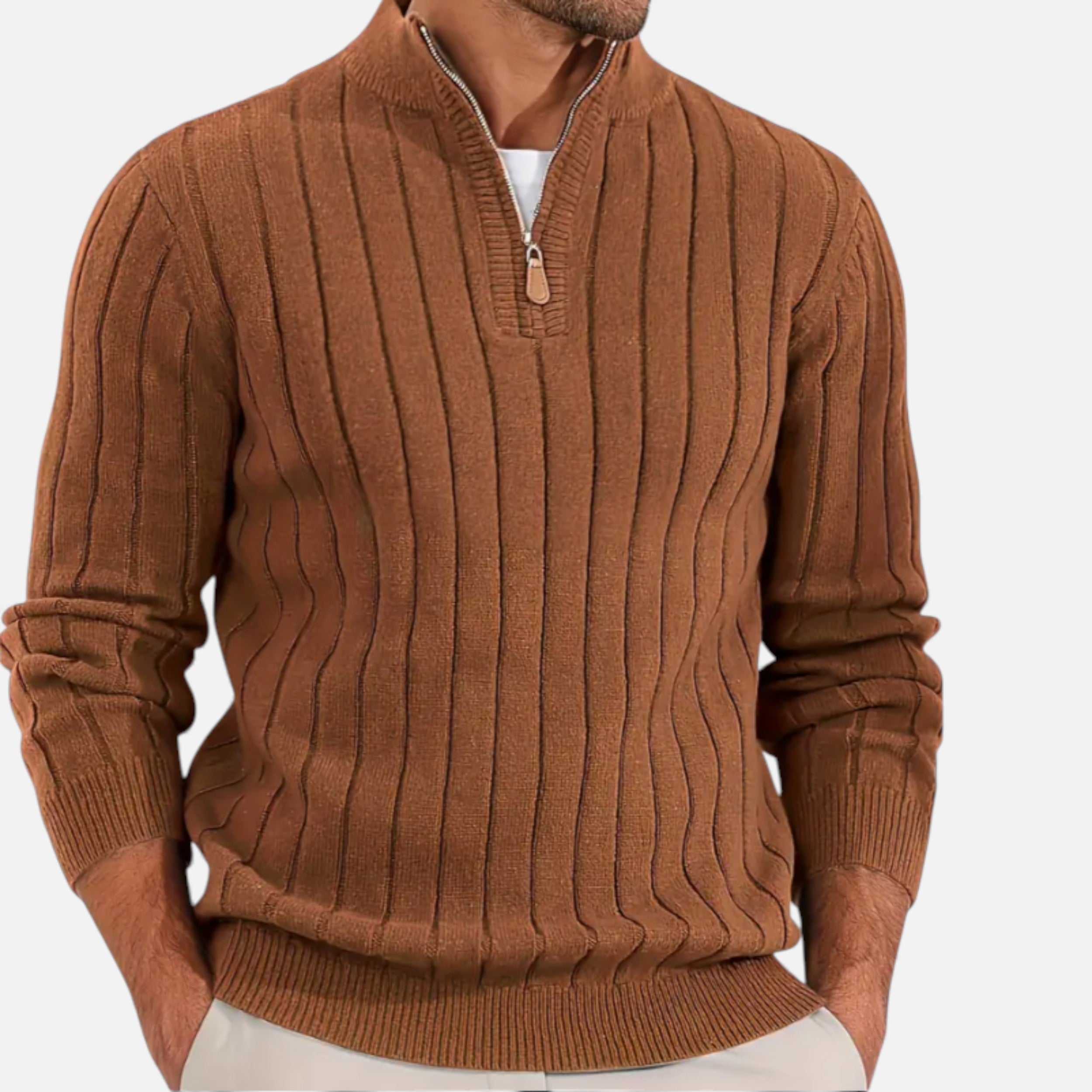 Célouris | Men’s Half-Zip Stand-Collar Pullover
