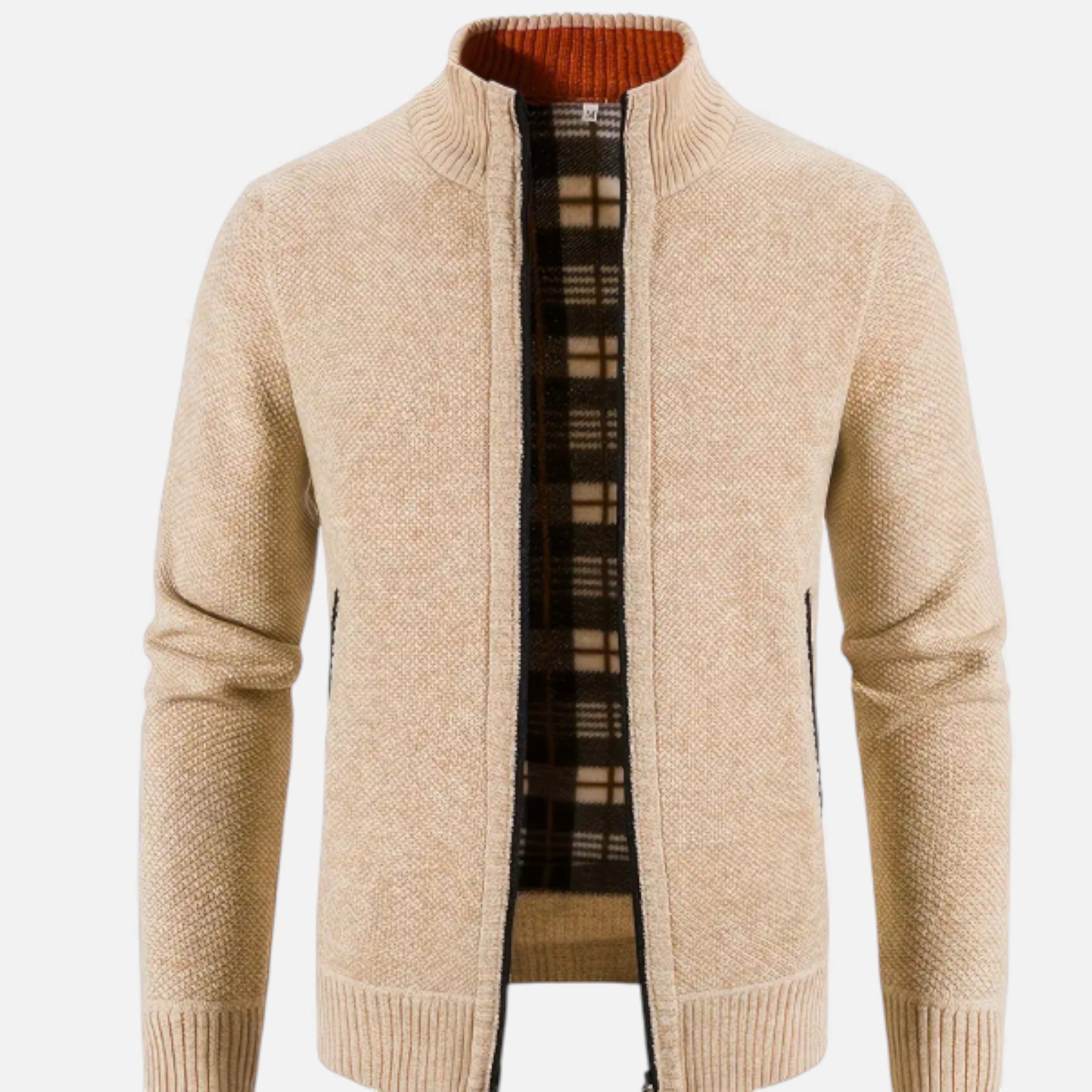 Célouris | Men’s Thermal High-Neck Zip Knit