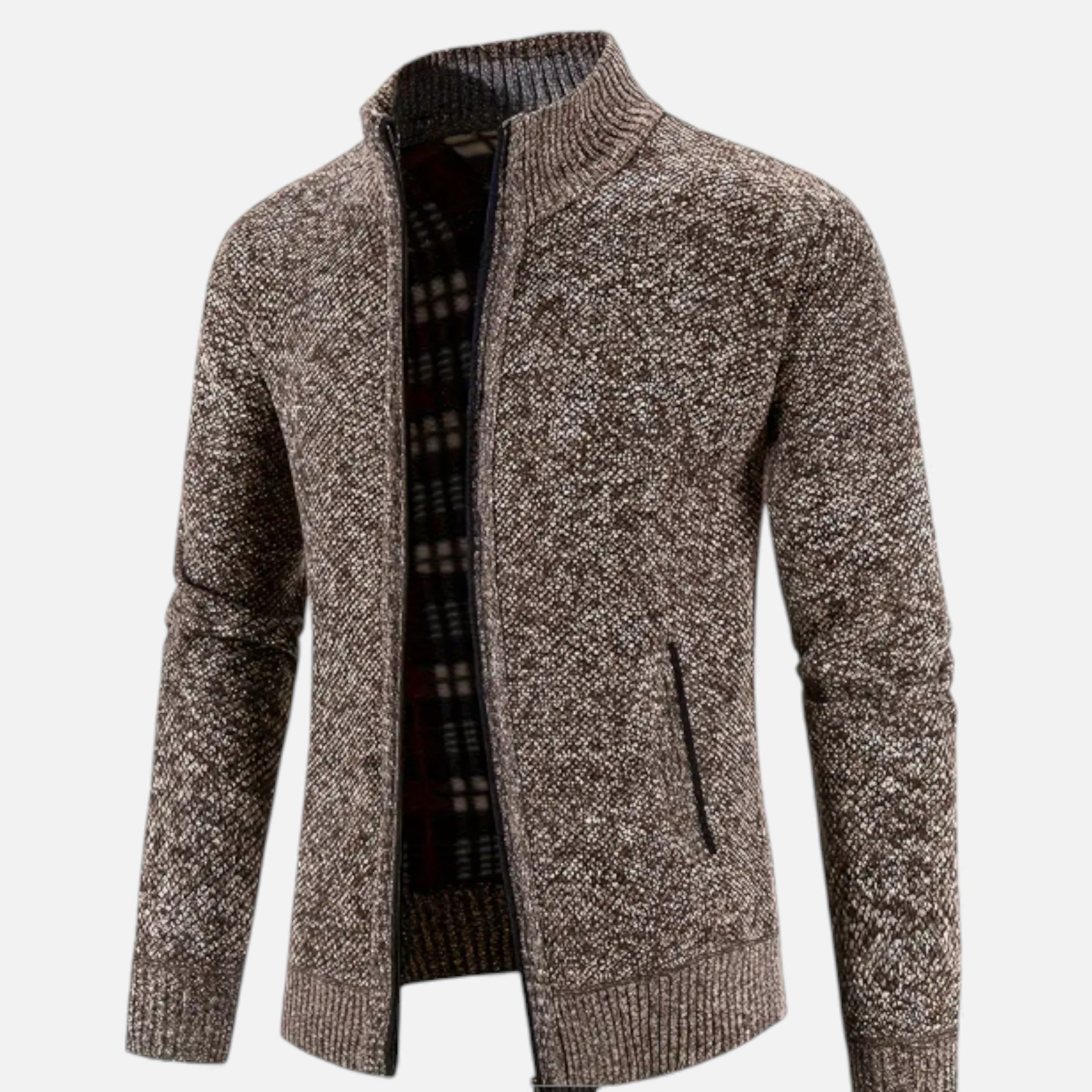 Célouris | Men’s Thermal High-Neck Zip Knit