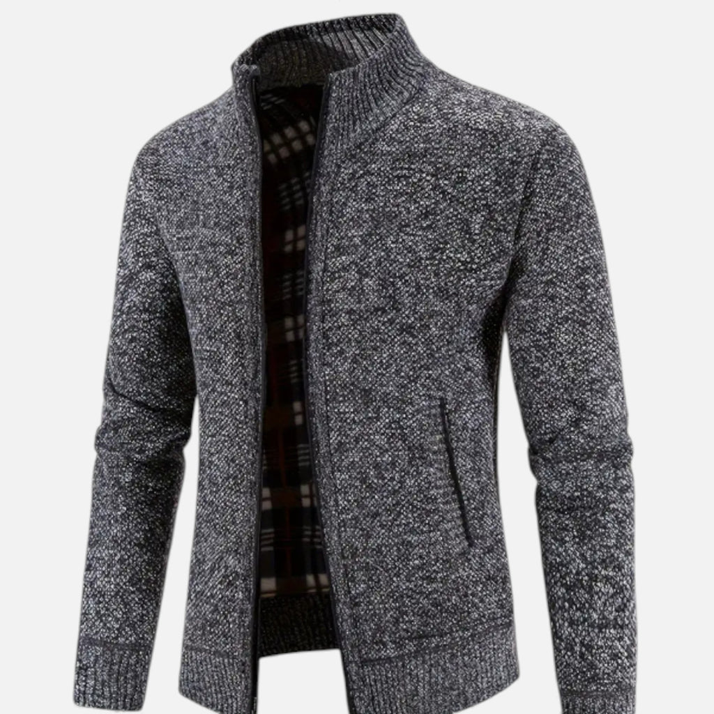 Célouris | Men’s Thermal High-Neck Zip Knit