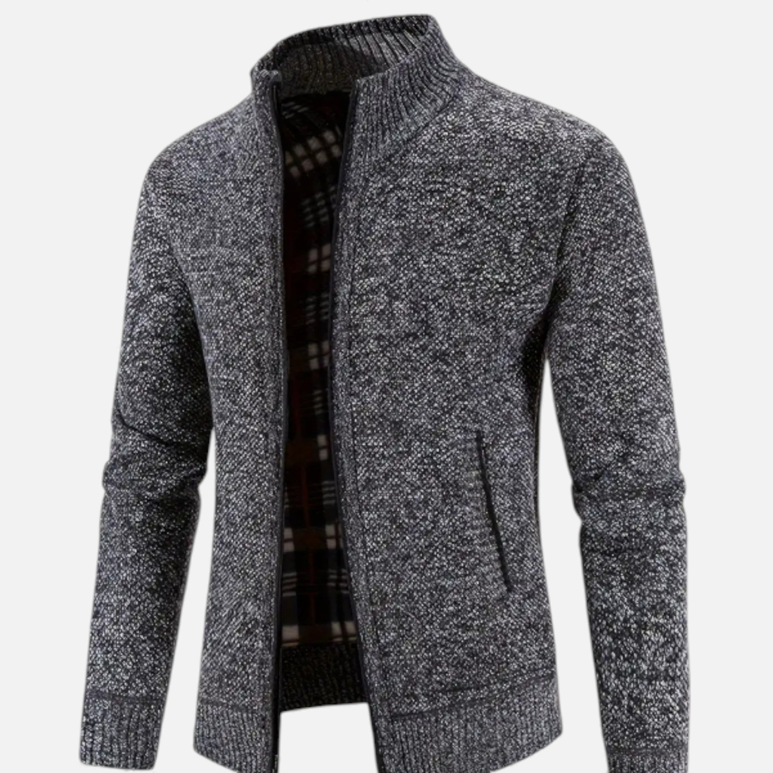 Célouris | Men’s Thermal High-Neck Zip Knit