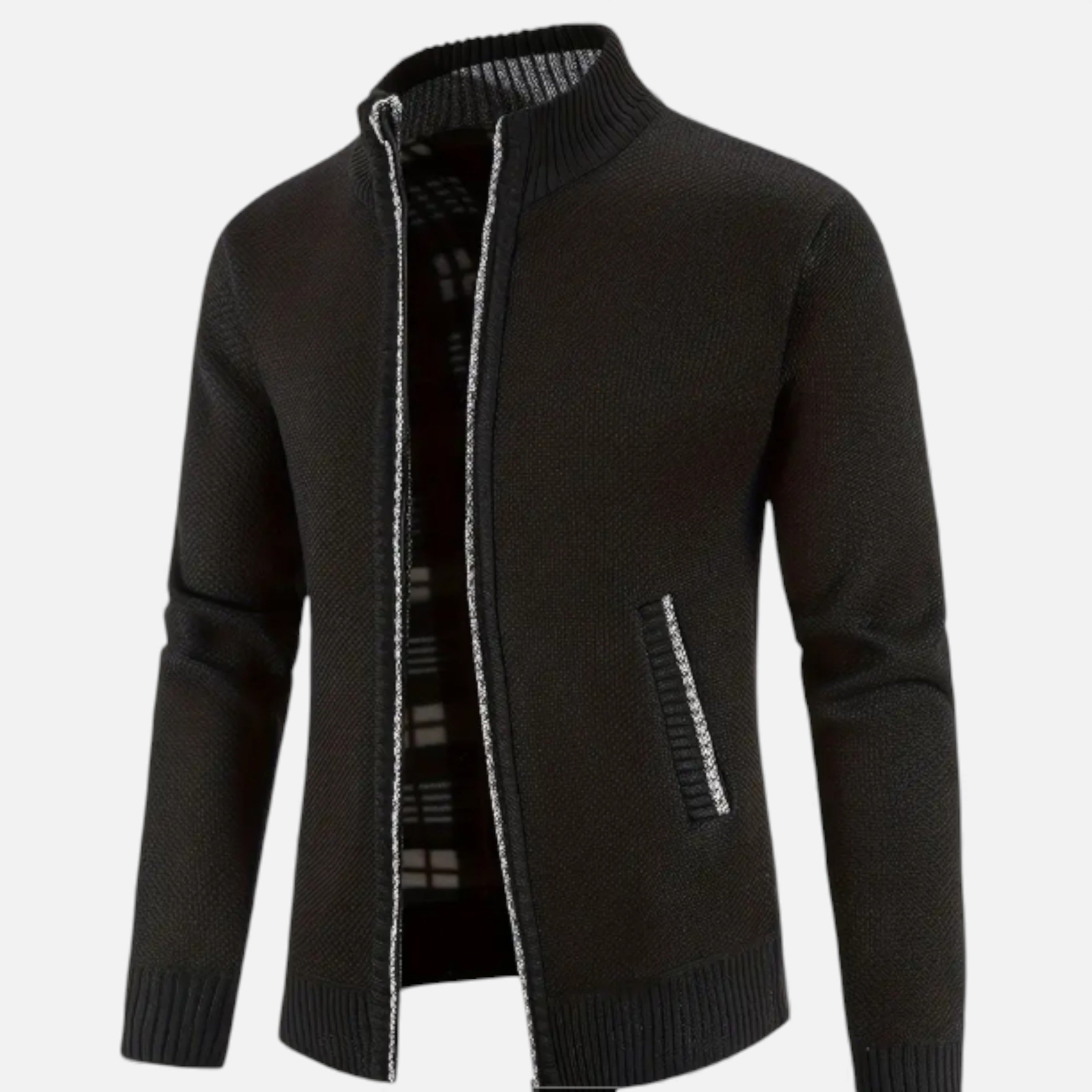 Célouris | Men’s Thermal High-Neck Zip Knit