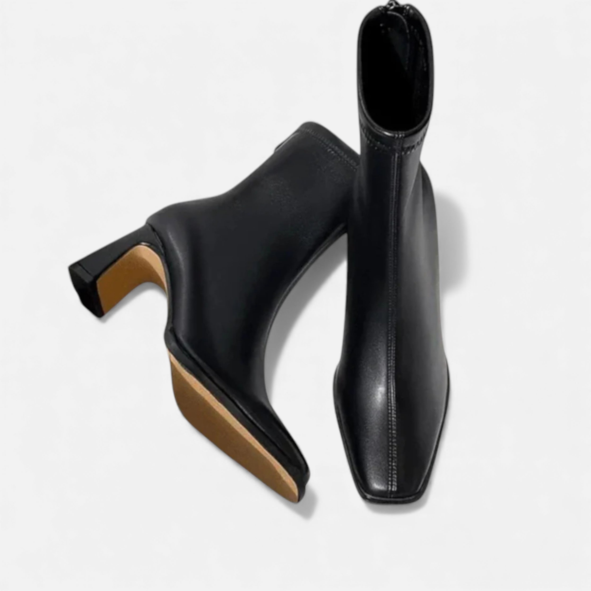 Célouris | Women’s Vintage Square‑Toe Ankle Boots