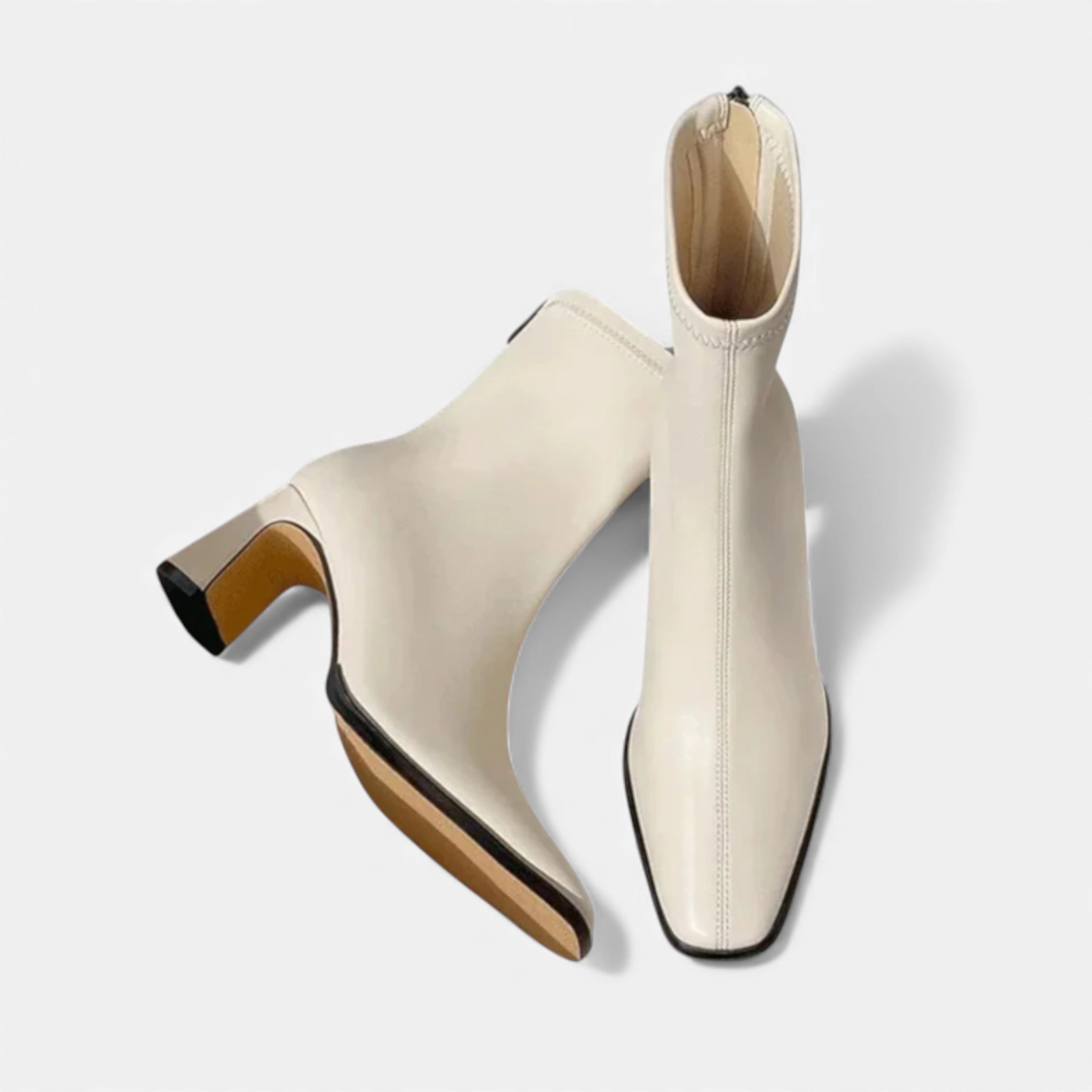 Célouris | Women’s Vintage Square‑Toe Ankle Boots