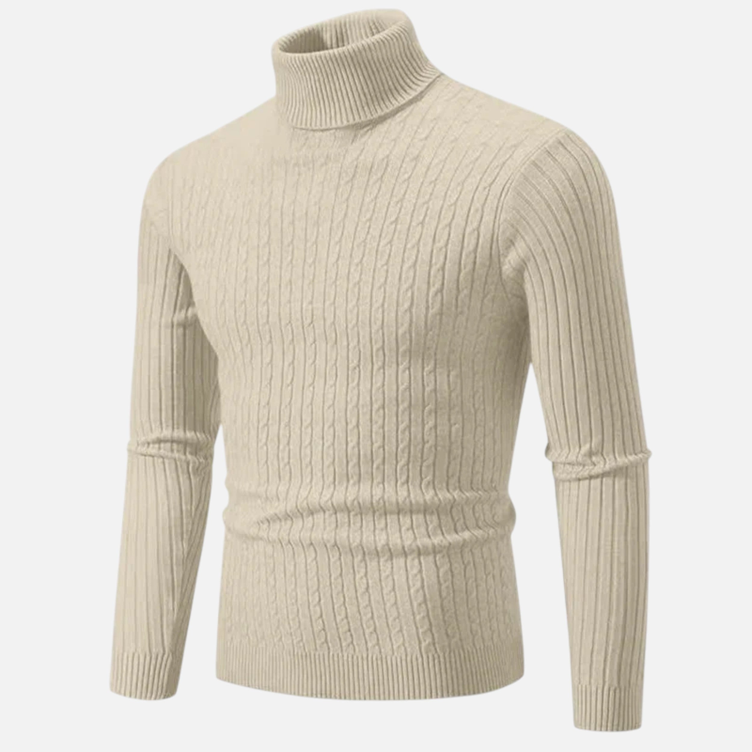 Célouris Men's High-Neck Wool Sweater