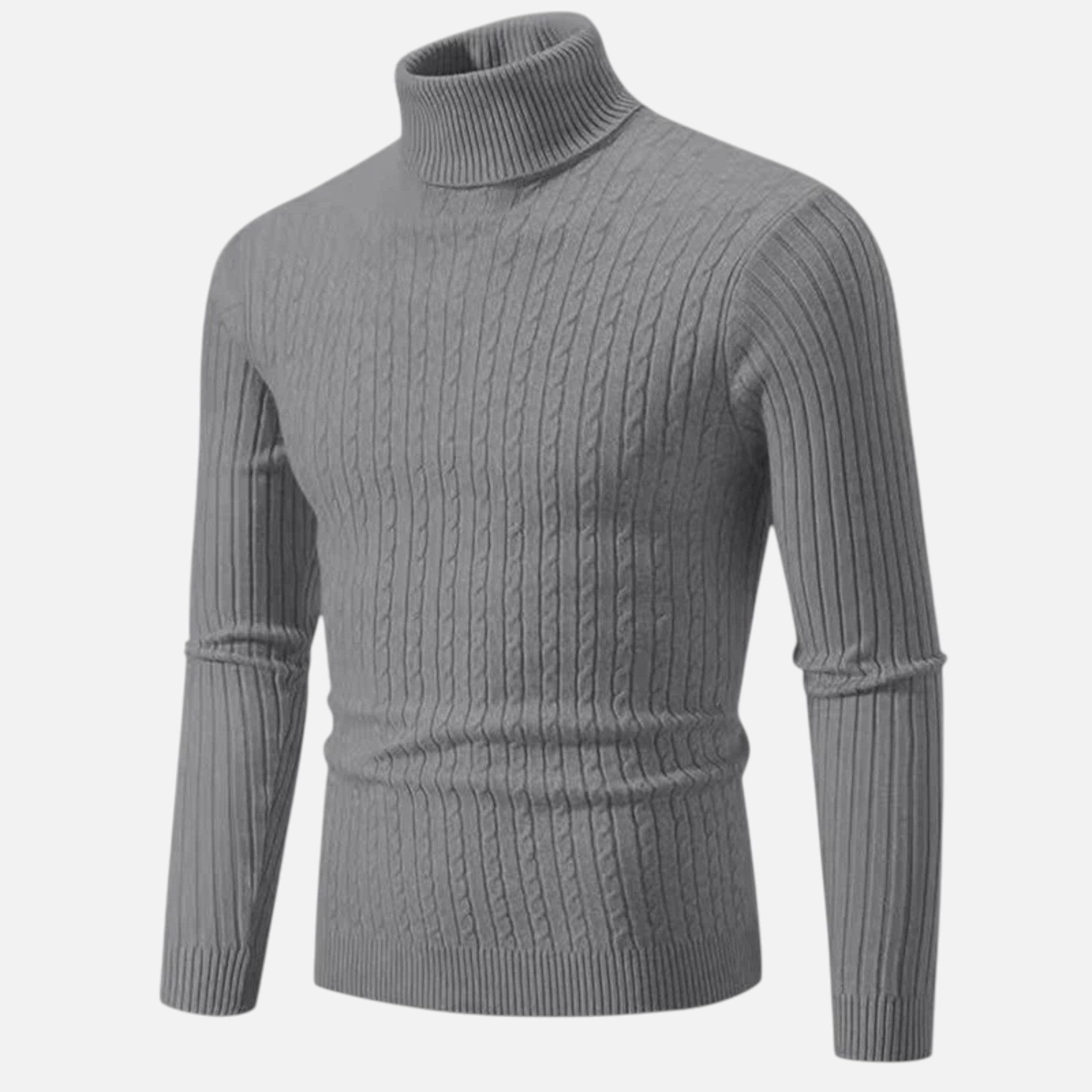Célouris Men's High-Neck Wool Sweater