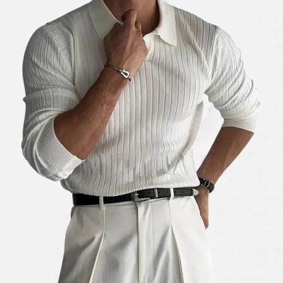 Célouris | Men’s Formal Collar Knit Sweater