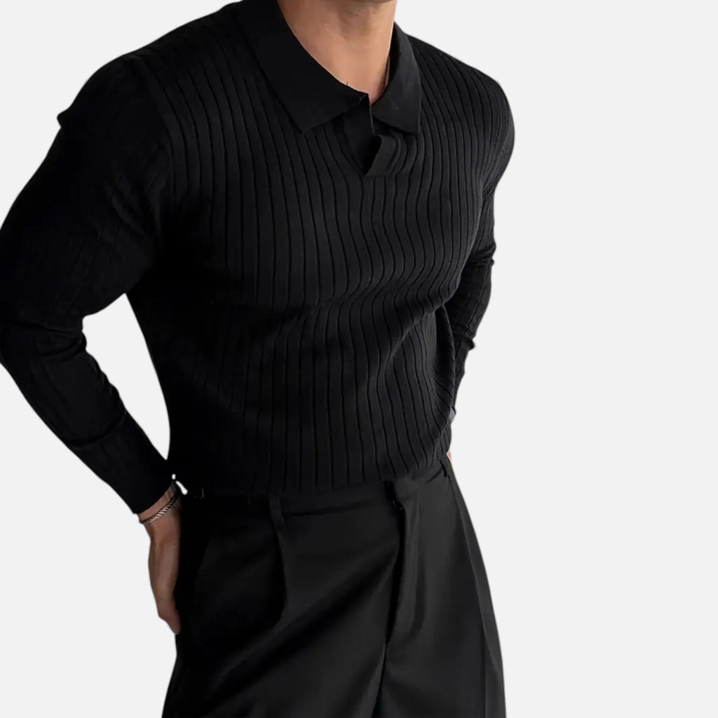 Célouris | Men’s Formal Collar Knit Sweater