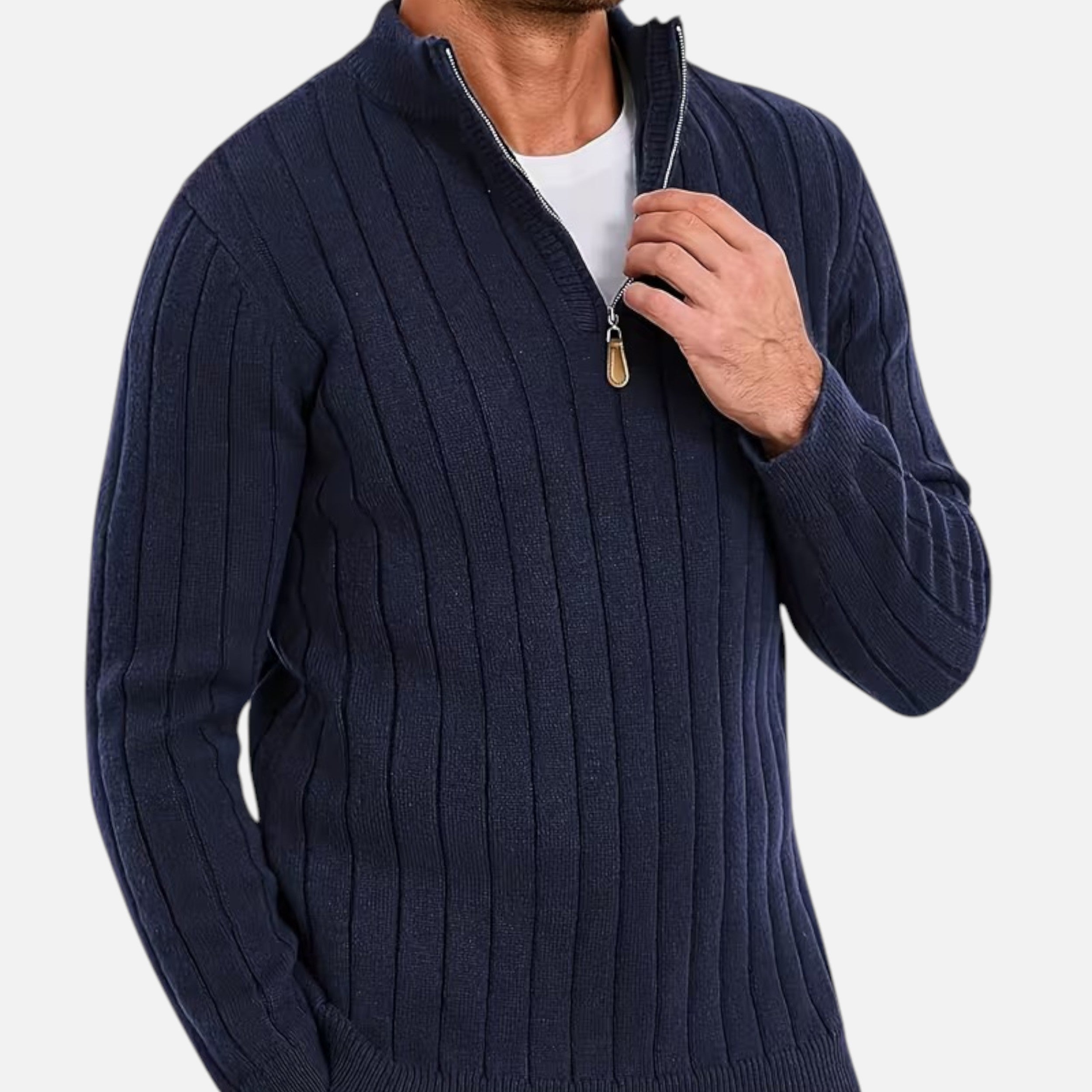 Célouris | Men’s Half-Zip Stand-Collar Pullover