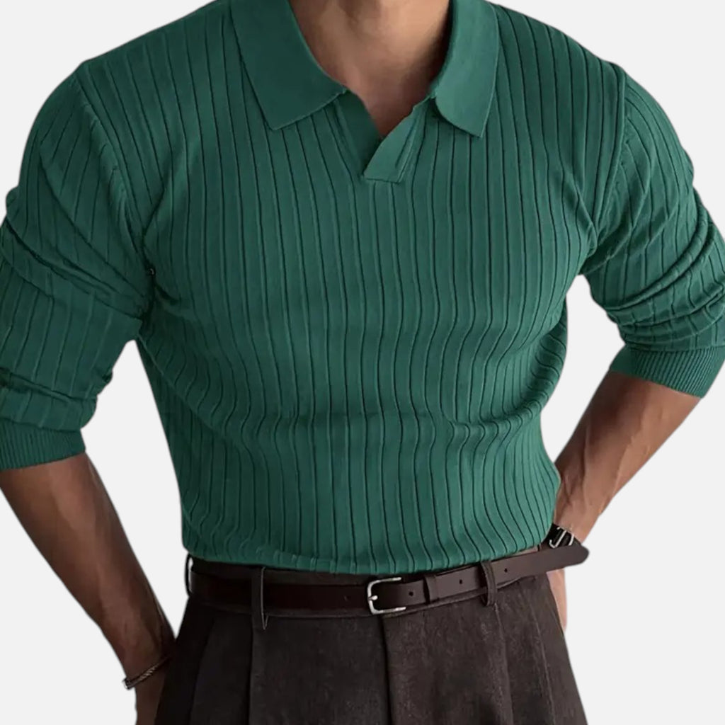 Célouris | Men’s Formal Collar Knit Sweater