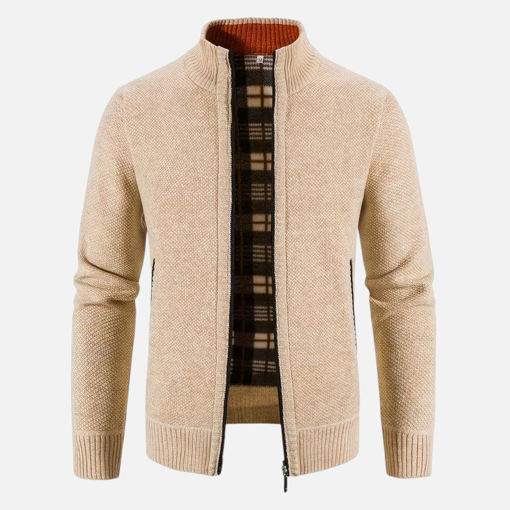 Célouris | Men’s Thermal High-Neck Zip Knit