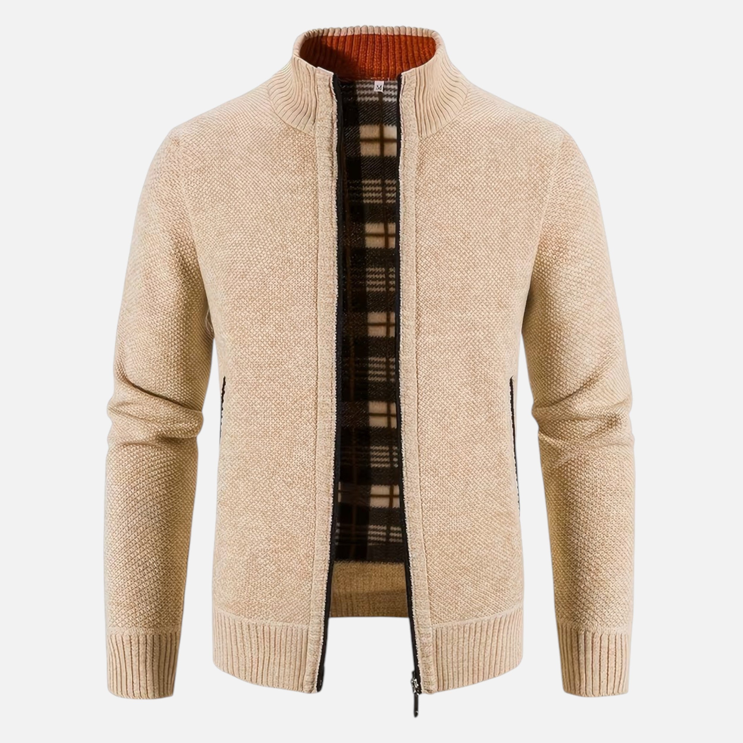 Célouris | Men’s Thermal High-Neck Zip Knit