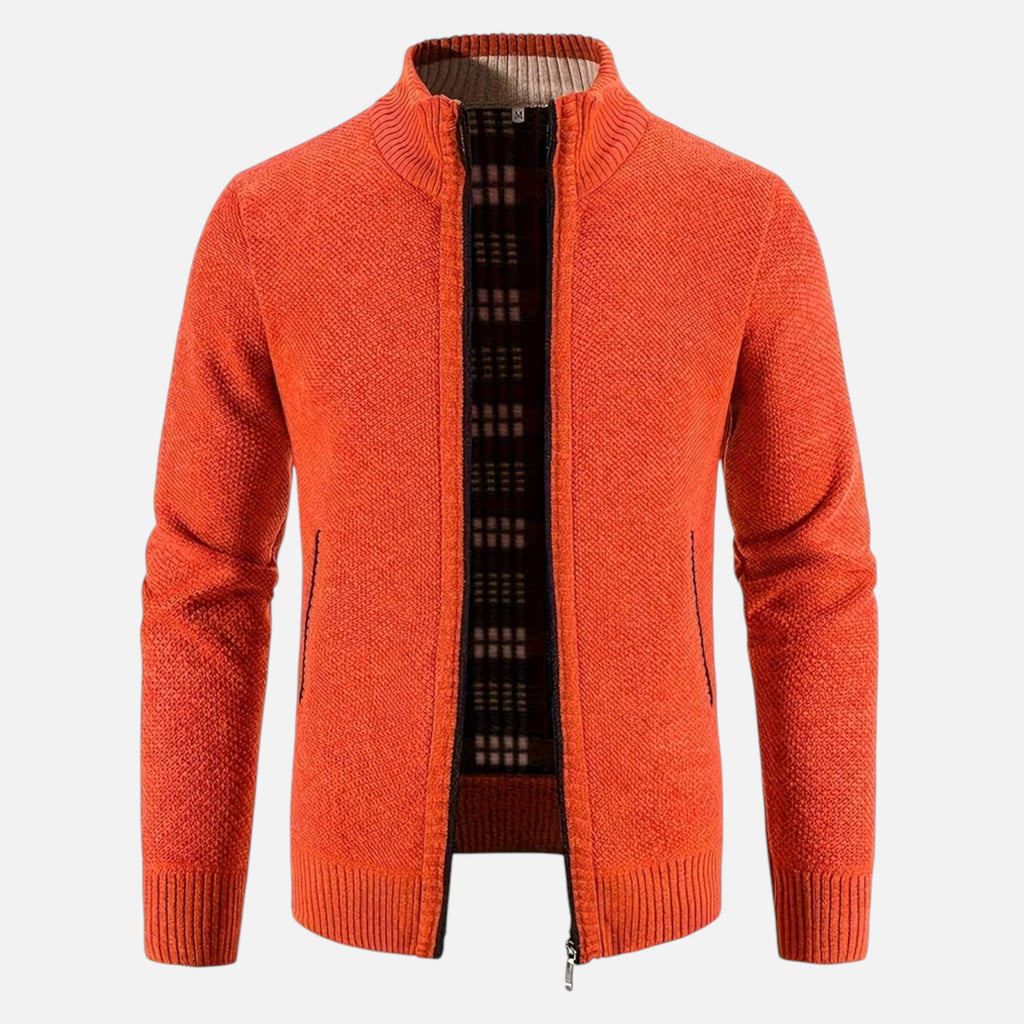 Célouris | Men’s Thermal High-Neck Zip Knit