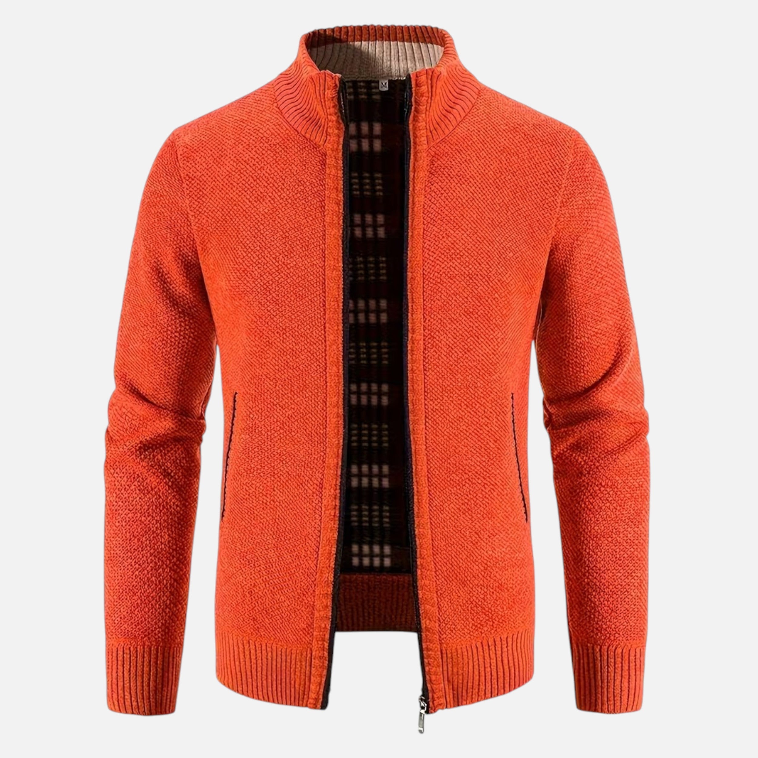 Célouris | Men’s Thermal High-Neck Zip Knit