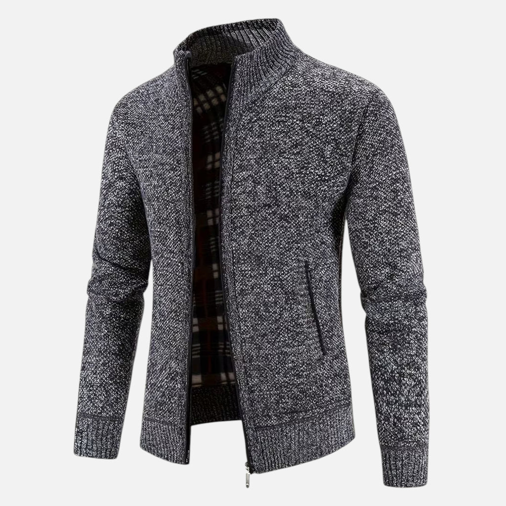 Célouris | Men’s Thermal High-Neck Zip Knit