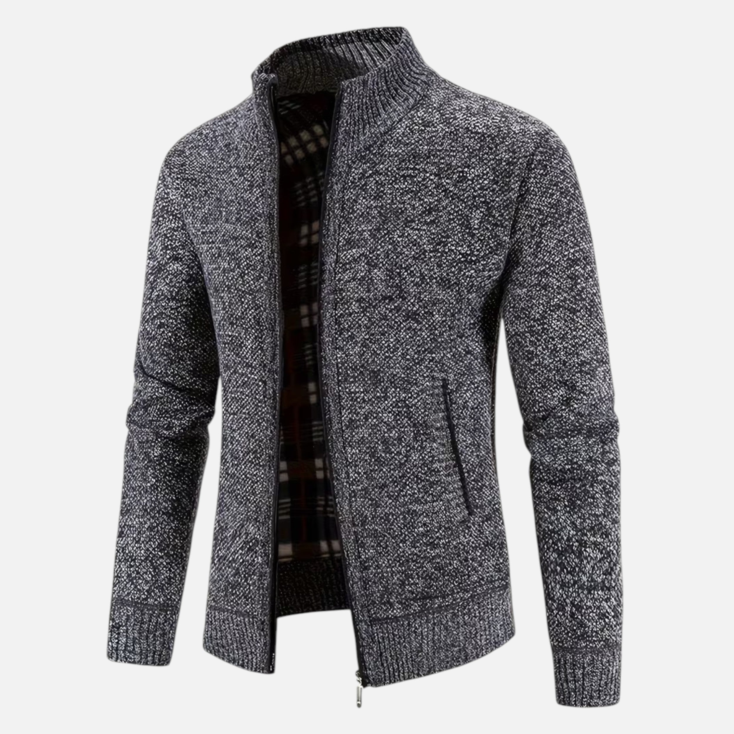 Célouris | Men’s Thermal High-Neck Zip Knit