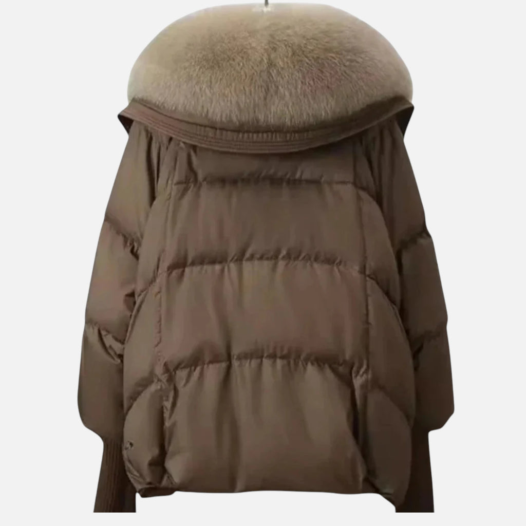 Célouris | Women’s Fur-Collar Winter Puffer Jacket