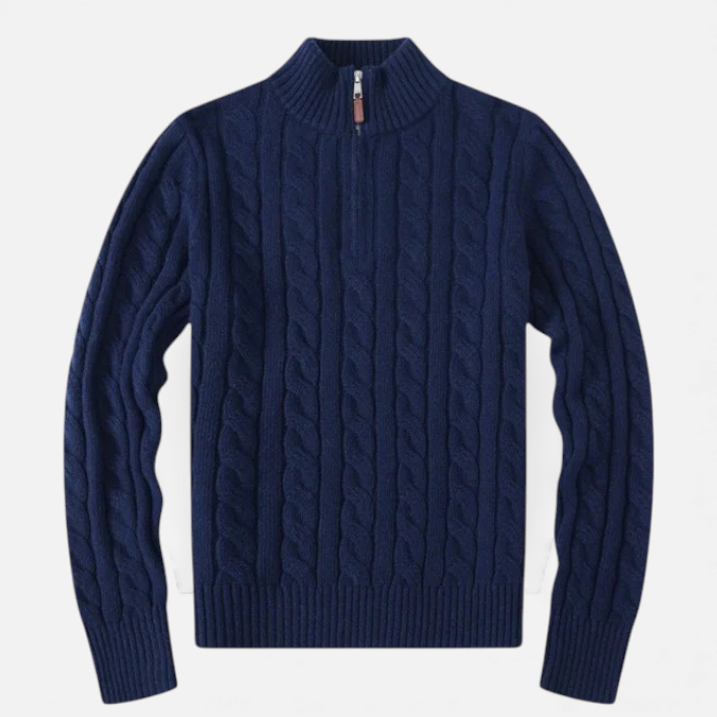 Célouris | Men’s Verbier Wool Half-Zip Sweater