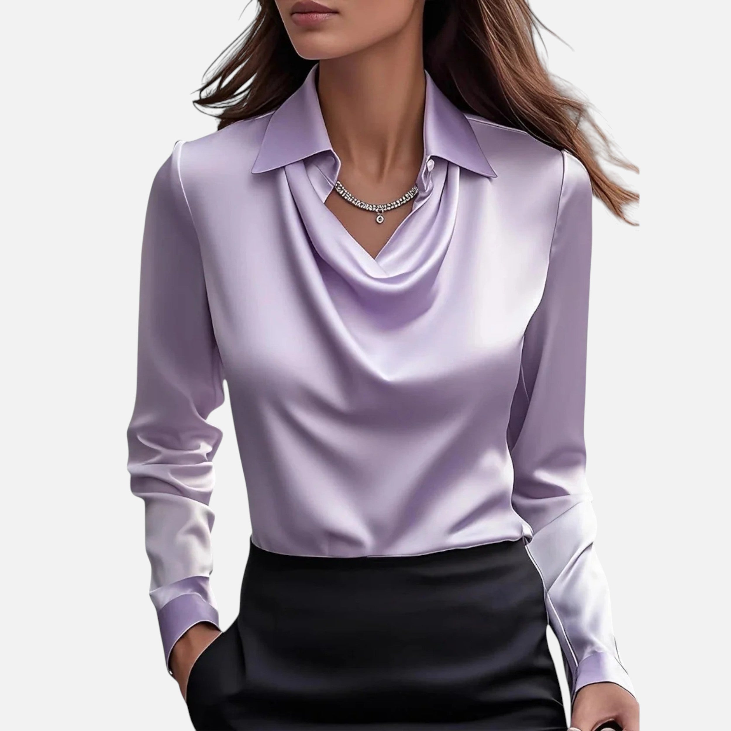 Célouris | Celise Elegant Drape Blouse