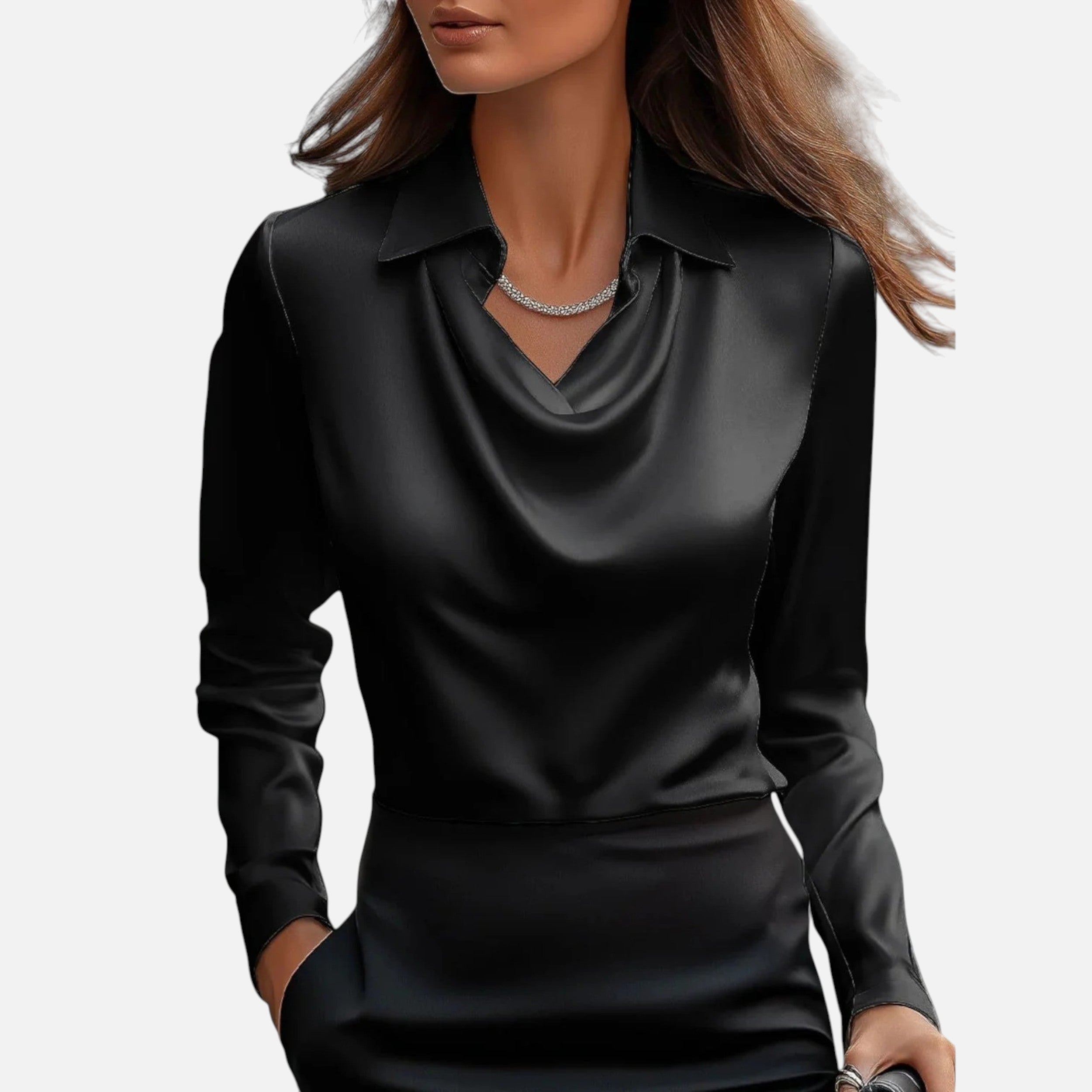Célouris | Celise Elegant Drape Blouse