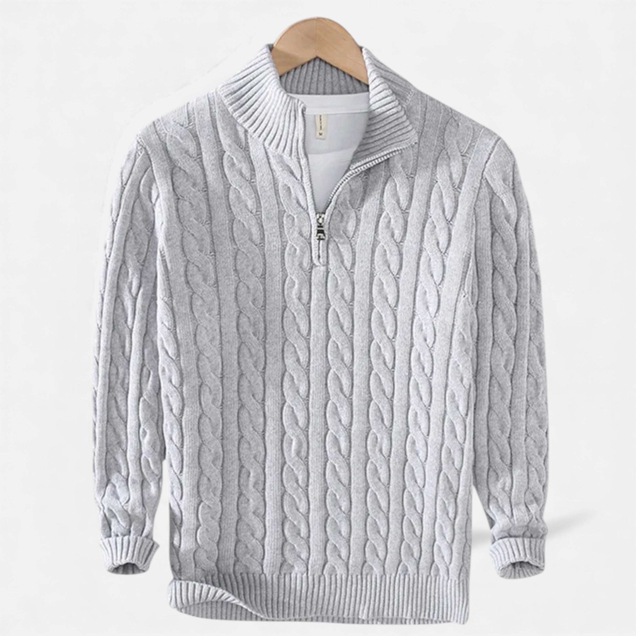 Célouris | Men’s Verbier Wool Half-Zip Sweater