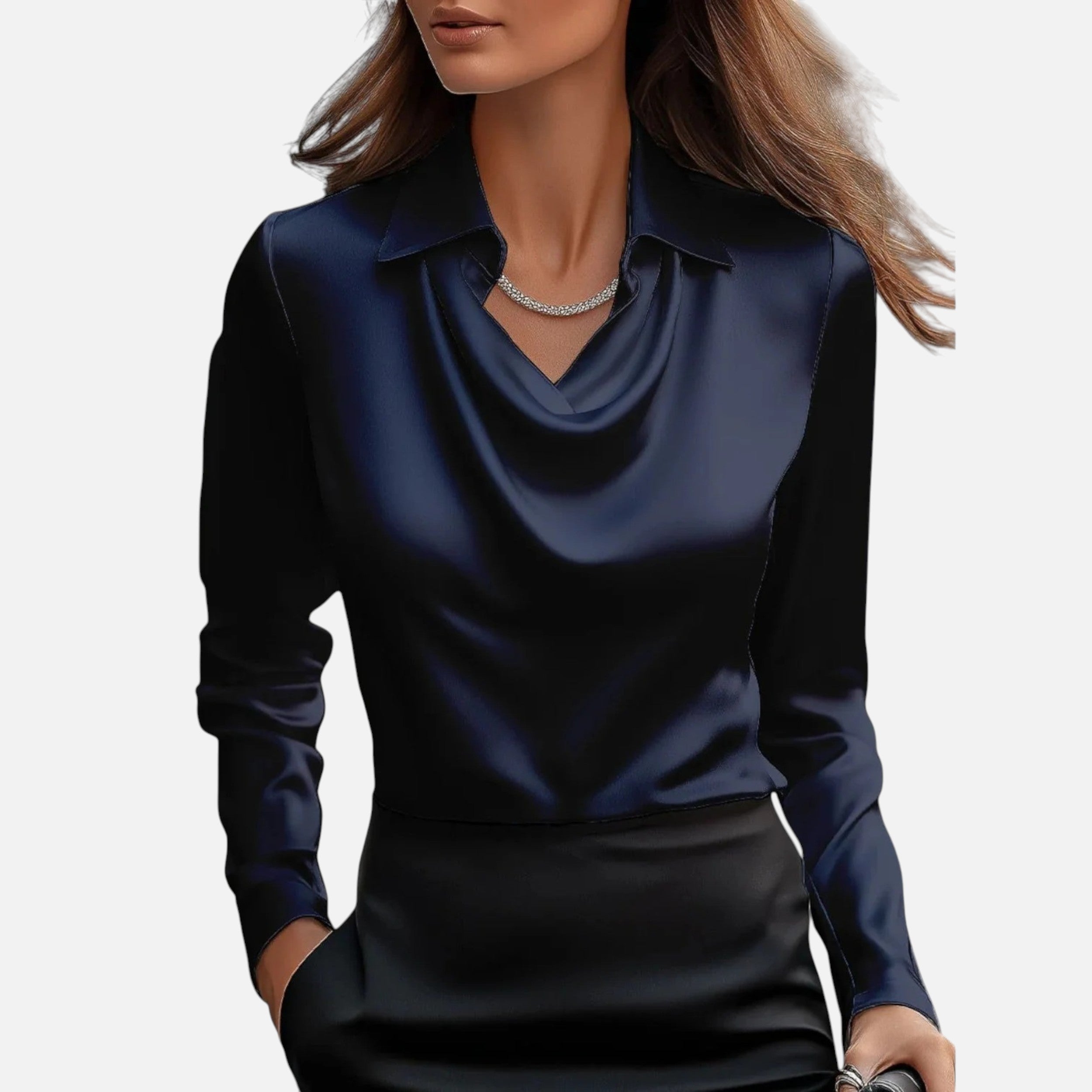 Célouris | Celise Elegant Drape Blouse