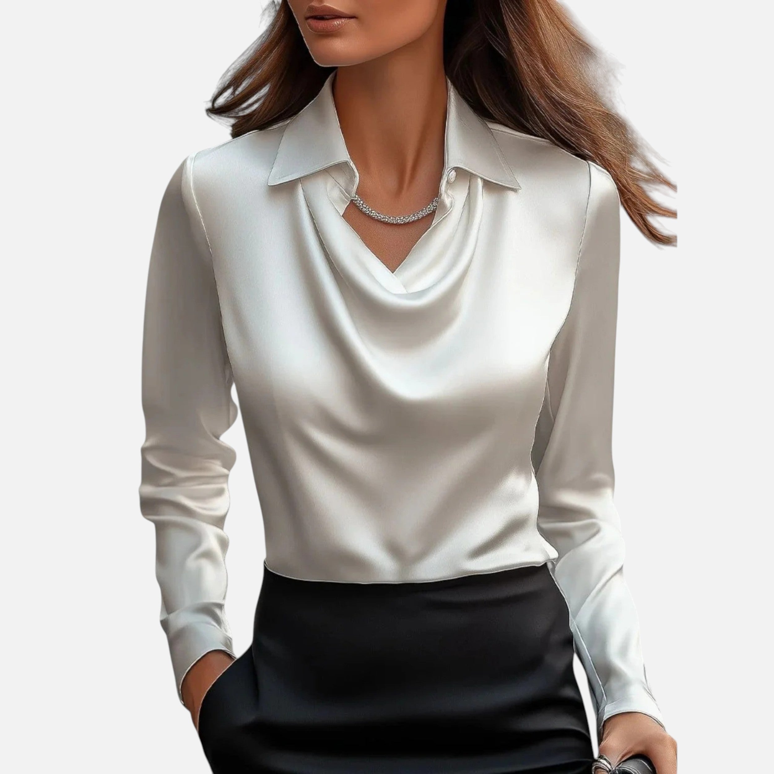 Célouris | Celise Elegant Drape Blouse