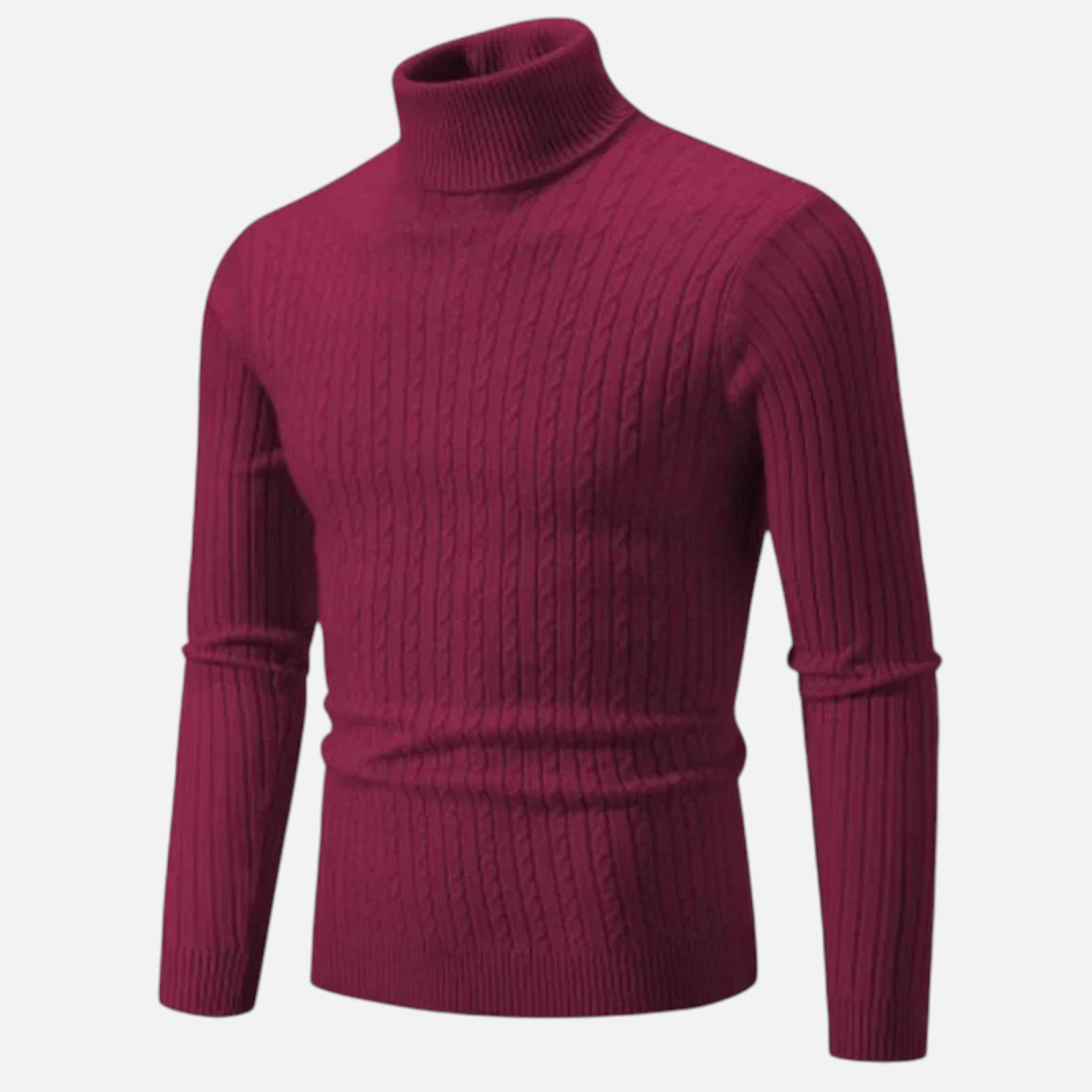 Célouris Men's High-Neck Wool Sweater